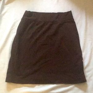 Black stretchy mini skirt size XS